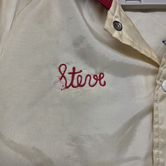 Vintage 1987 Minnesota Twins World Series Champs Jacket Men's M White Satin J&L - Picture 10 of 15